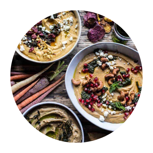 Holiday Hummus Board