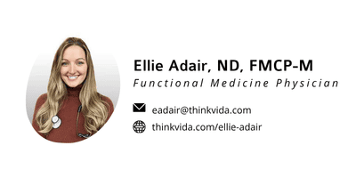 Signature of Dr. Ellie Adair, ND, FMCP-M, Functional Medicine Physician at Vida Integrated Health